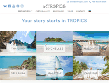 Tablet Screenshot of intropics.com